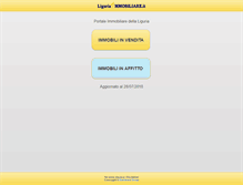 Tablet Screenshot of liguriaimmobiliare.com